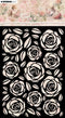 Studio Light A Cat's Secret Stencil 4.13"X5.83" Rose Pattern