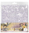 Jenine's Mindful Art Acetate Sheets 6/Pkg White & Dark Purple, Growing & Blooming