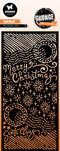 Studio Light Grunge Stencil 5.9"X8.27" Christmas Post