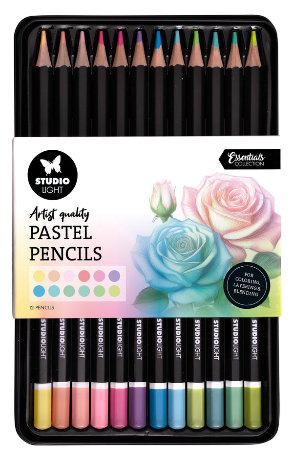 Studio Light Artist Quality Colour Pencils 12/Pkg Pastel