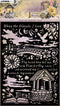 Jenine's Mindful Art Stencil 5.83"X8.27" Bless Friends I Love, Growing & Blooming