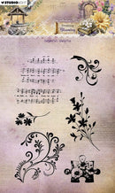 Jenine's Mindful Art Clear Stamp Hopeful Swirls, Growing & Blooming