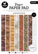 Studio Light Designer Paper Pad 8.27"X5.83" 24/Pkg Watercolour