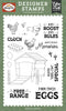 Echo Park Chickens Stamp Set My Roost