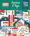 Echo Park Ephemera Vroom!, Frames & Tags
