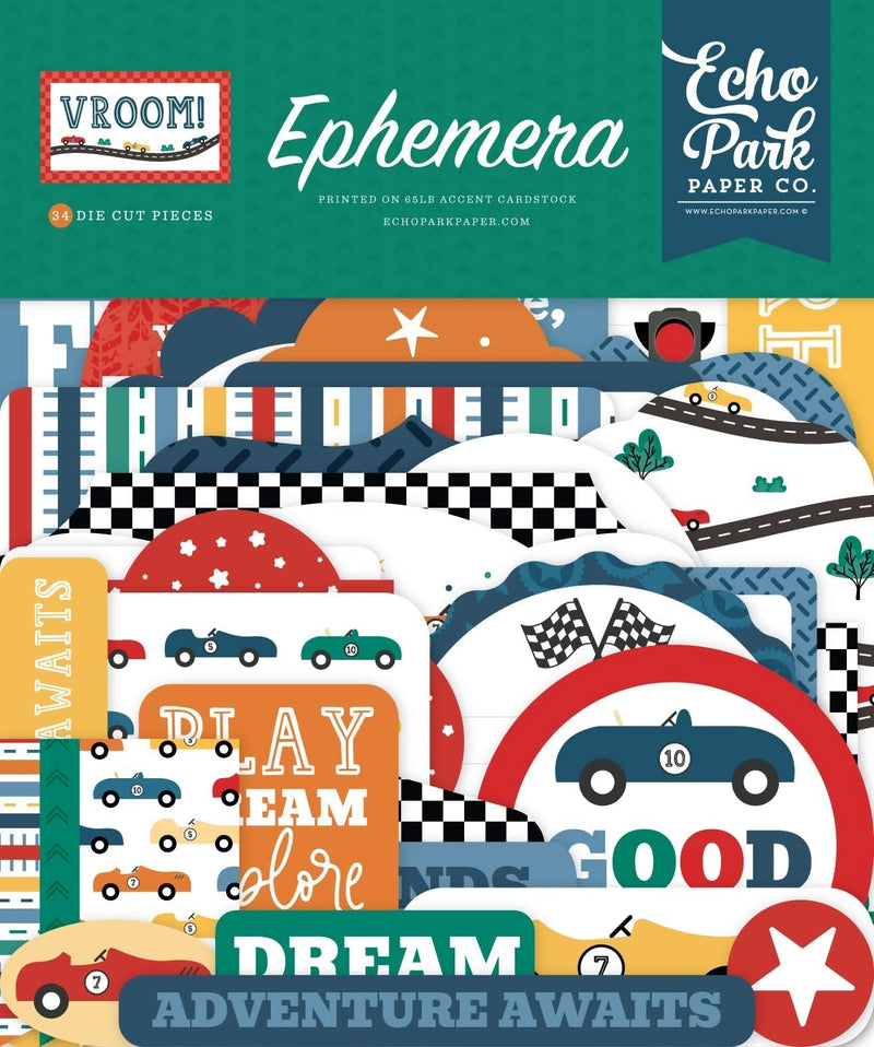 Echo Park Ephemera Vroom!, Icons