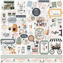 Carta Bella Elements Cardstock Stickers 12"X12" Coffee Shop