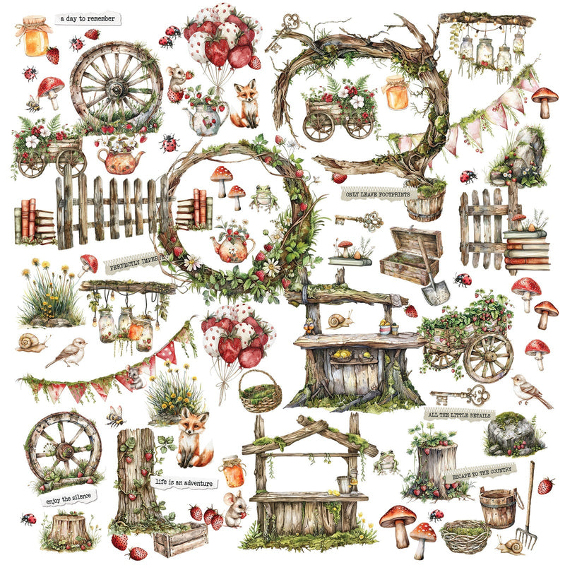 49 And Market Laser Cut Outs Element, Nature's Haven