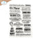 Elizabeth Craft Clear Stamps Summer Travel Sentiments