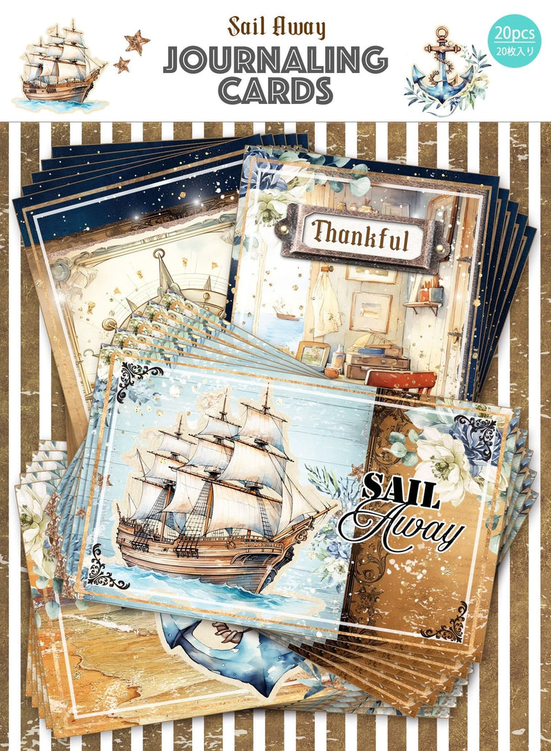 Memory Place Journal Card Pack 20/Pkg Sail Away