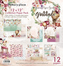 Memory Place Collection Pack 12"X12" Gratitude