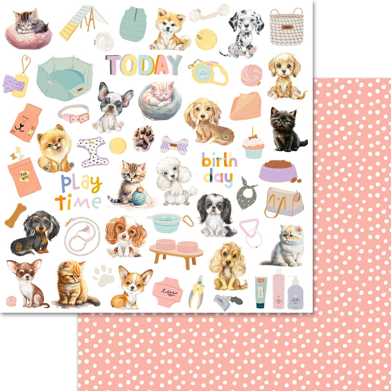Memory Place Double-Sided Collection Pack 8"X8" Pet Life