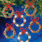 The Beadery Christmas Ornament Kit 6/Pkg Sport Wreath