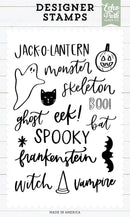 Echo Park Designer Stamp Set Halloween Characters