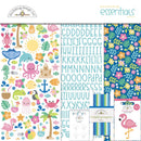 Doodlebug Essentials Page Kit 12"X12" Summer Fun