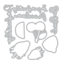 Sizzix Thinlits Die and A5 Stamp Set By 49 And Market - Perfectly Imperfect