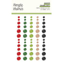 Simple Stories Glossy Enamel Dots 60/Pkg Simple Vintage Believe