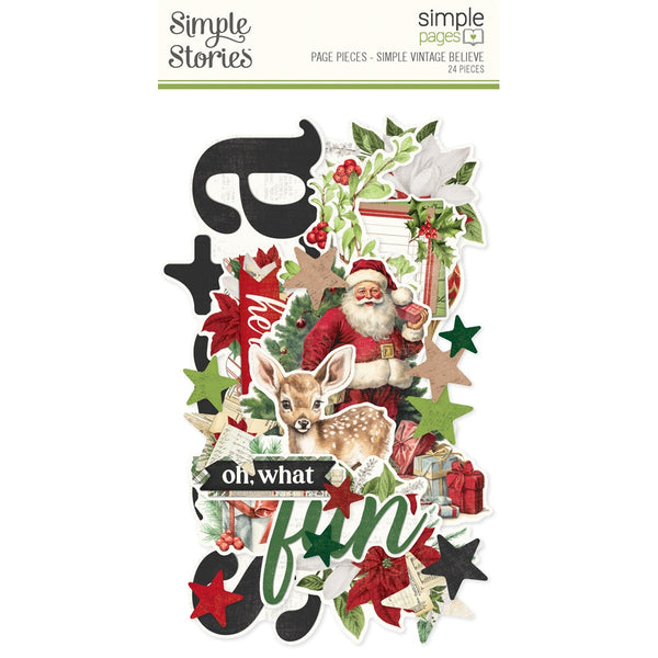Simple Stories Rub-On 6"X8" Simple Vintage Believe