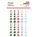 Simple Stories Glitter Enamel Dots 60/Pkg Say Cheese Classic Mouse Christmas