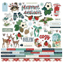 Simple Stories Cardstock Stickers 12"X12" Simple Vintage Flannel Season