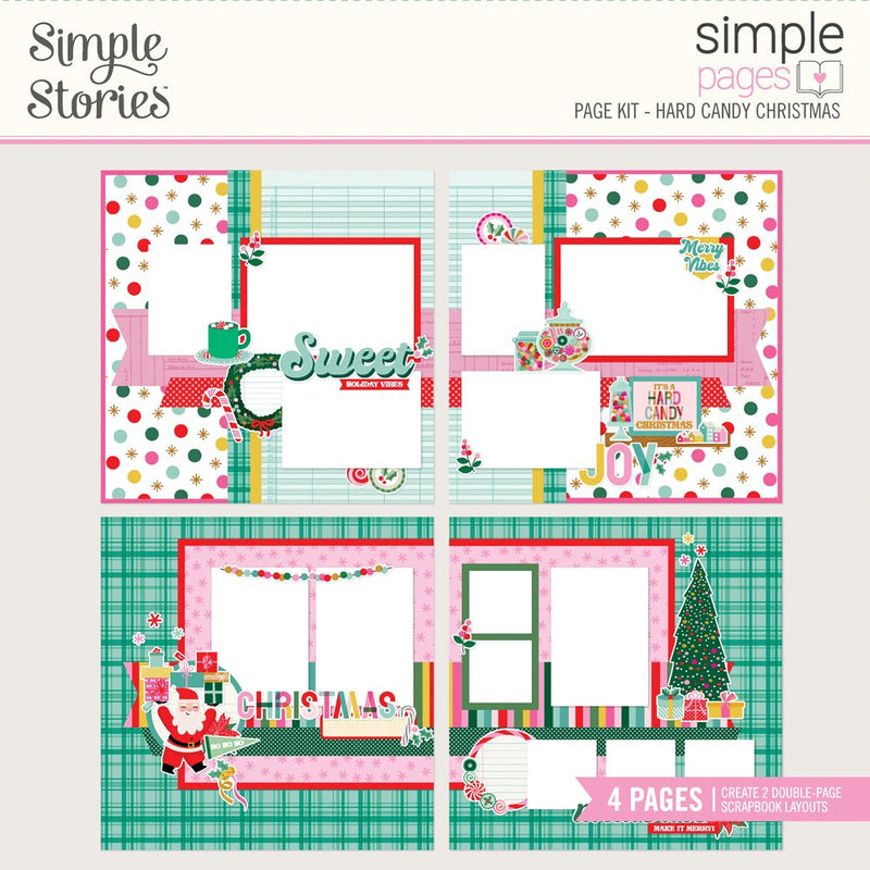 Simple Stories Simple Pages Page Kit Hard Candy Christmas
