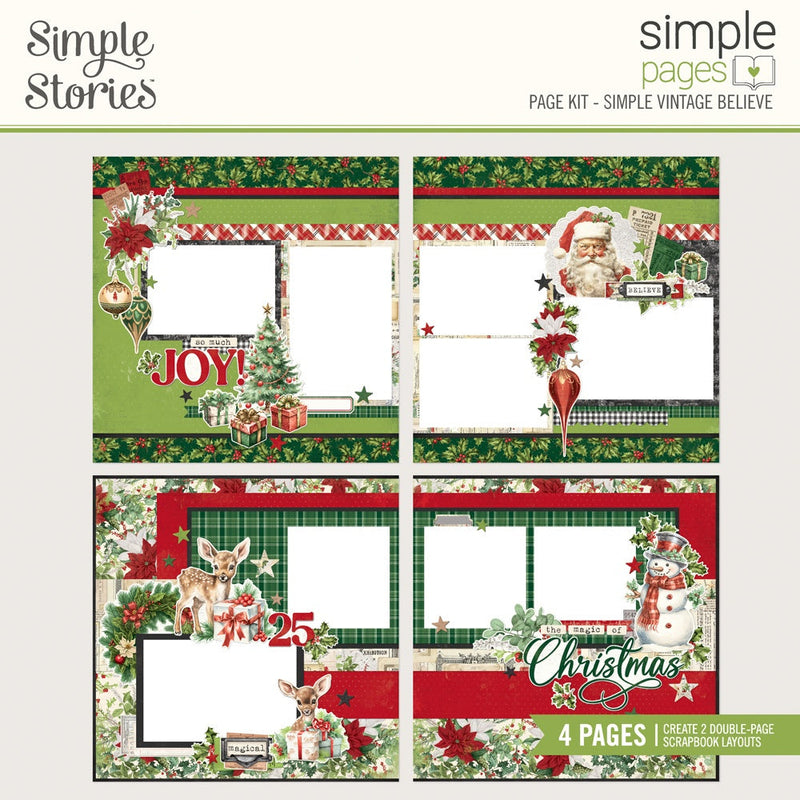 Simple Stories Simple Pages Page Kit Simple Vintage Believe