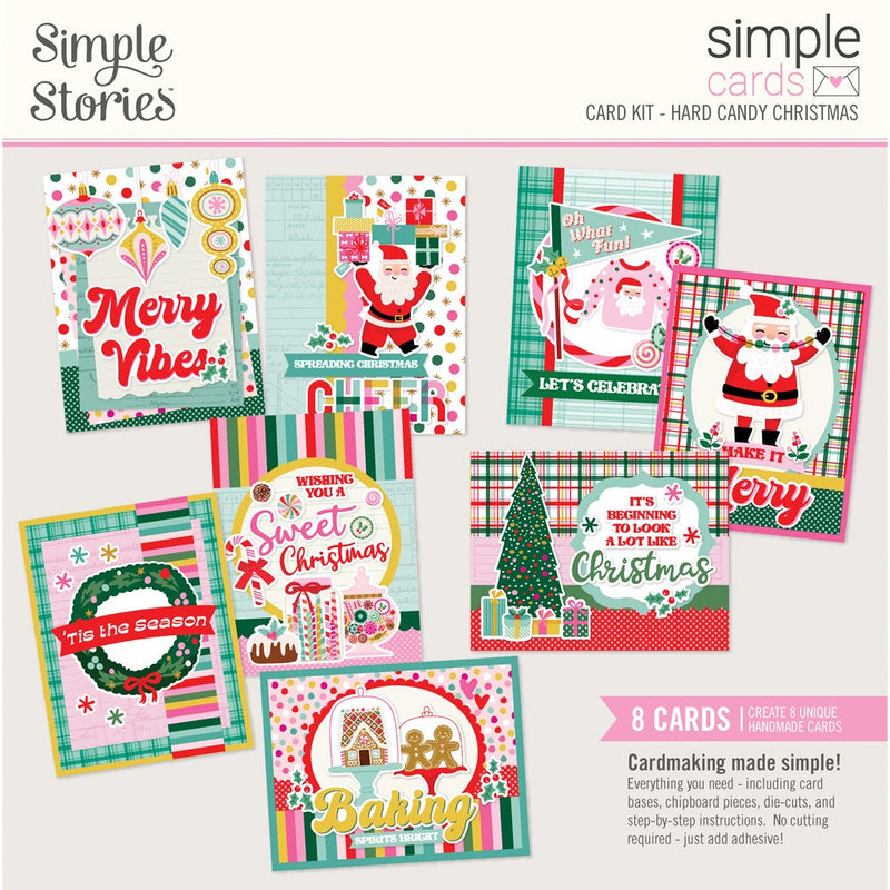 Simple Stories Simple Cards Card Kit Hard Candy Christmas