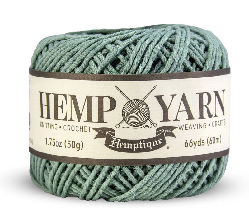 Hemptique Hemp Yarn Ball - Moss Green