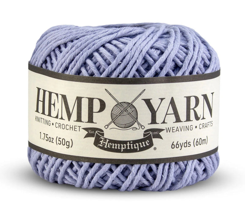 Hemptique Hemp Yarn Ball - Perwinkle