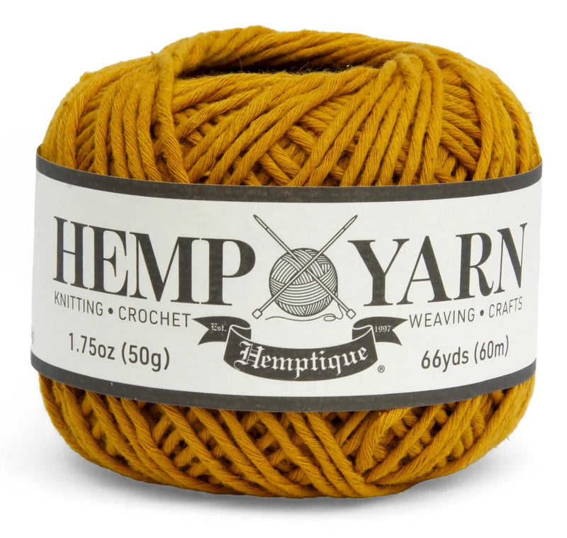 Hemptique Hemp Yarn Ball - Ochre