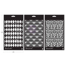 Prima Limited Edition Finnabair Stencil Set 6"x9" each Old Pages