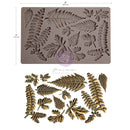 Finnabair Decor Moulds 5"x8"x8mm Fresh Foliage