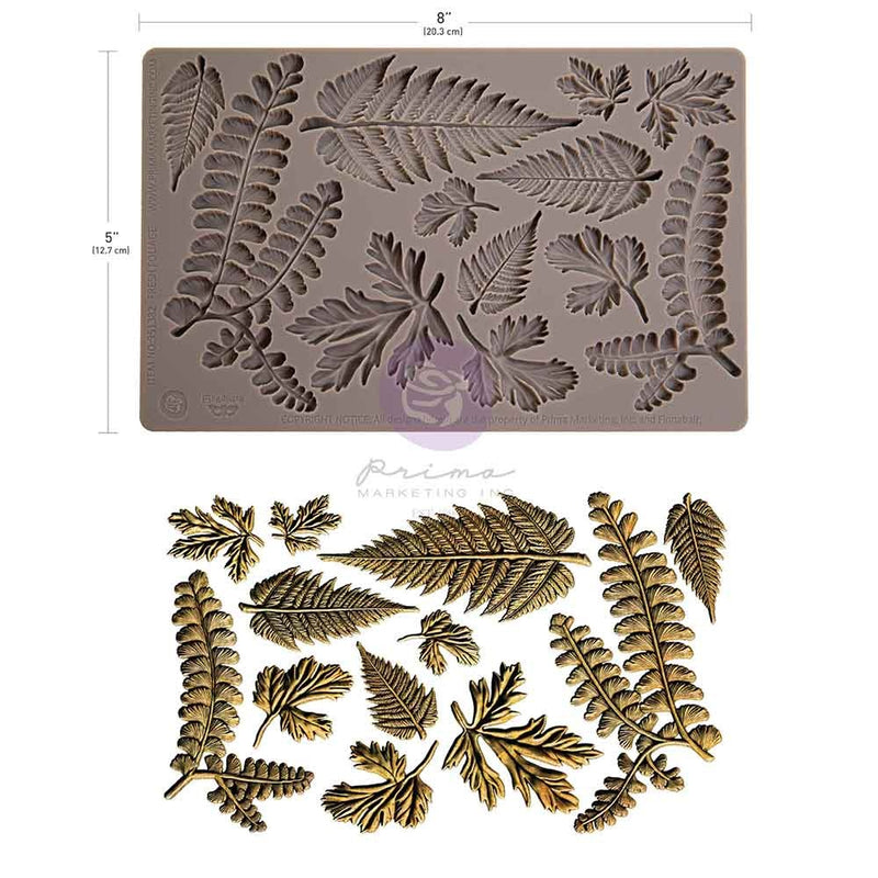 Finnabair Decor Moulds 5"x8"x8mm Fresh Foliage
