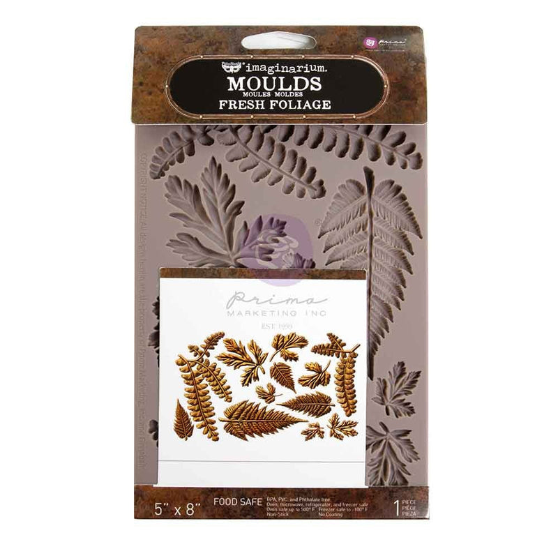 Finnabair Decor Moulds 5"x8"x8mm Fresh Foliage