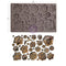 Finnabair Decor Moulds 5"x8"x8mm Rusty Flowers