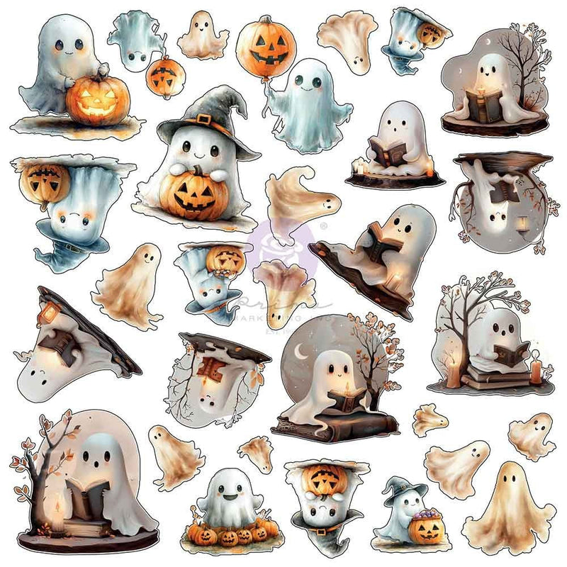 Prima Vellum Ephemera 60/Pkg The Boo Crew, Bewitched