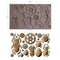 Finnabair Decor Moulds 5"x8"x8mm Steampunk Beetles