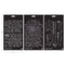 Prima Limited Edition Finnabair Stencil Set 6"x9" each Decadent Walls