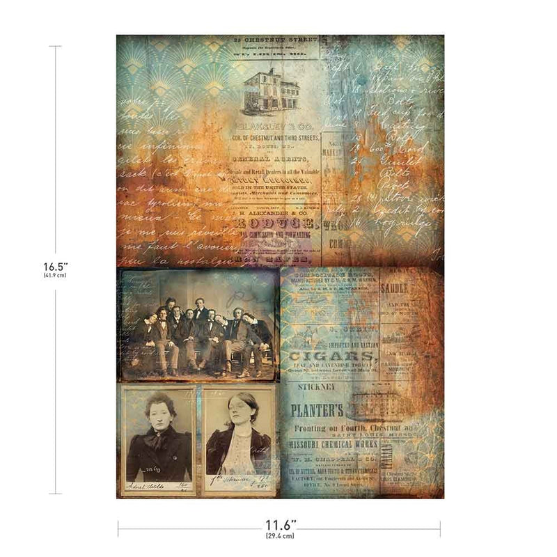 Finnabair A3 Decoupage 11.7"x16.5" Chestnut Street