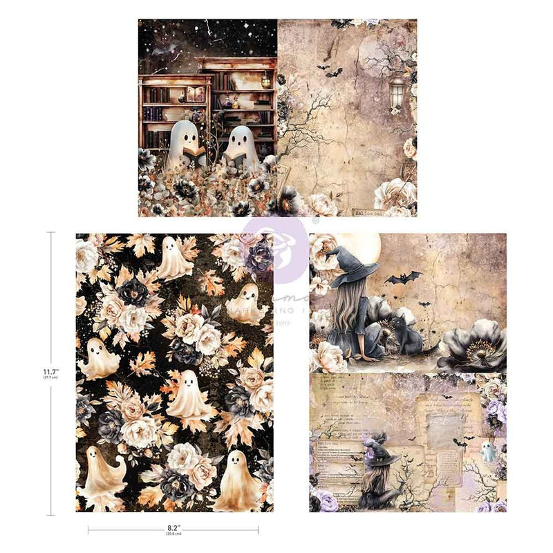 Prima A4 Decoupage 8.3"x11.7" each Bewitched