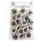 Prima Paper Flowers 18/Pkg Ghostly Blooms, Bewitched