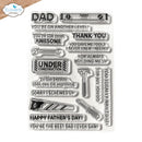 Elizabeth Craft Cute & Whimsical Stamps Best Dad