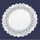 Hygloss Paper Lace Doilies Round 8" 36/Pkg White