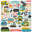 Echo Park Cardstock Elements Stickers 12"X12" Field Trip