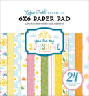 Echo Park Double-Sided Paper Pad 6"X6" You Are My Sunshine