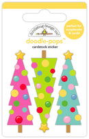 Doodlebug Doodle-Pops 3D Stickers Merry & Bright