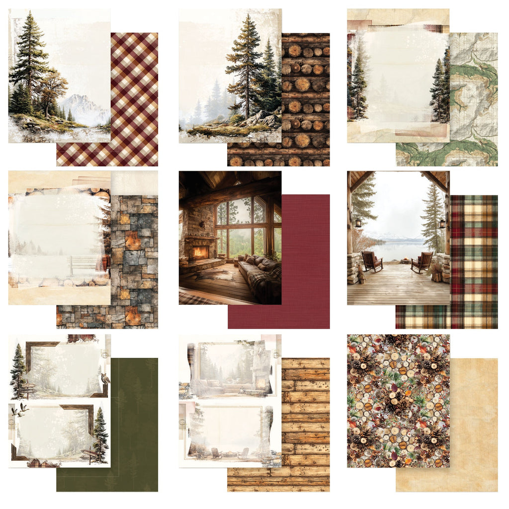 49 And Market Timber and Tweed – 6 x 8 Collection Pack – CraftOnline