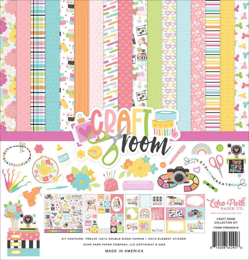 Echo Park Craft Room Collection Kit 12x12 – CraftOnline