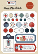 Carta Bella Americana Summer decorative brads for scrapbooking