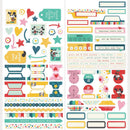Simple Stories – Basics Cardstock Stickers 12"x12"